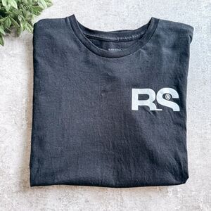 Black Scale Black Short Sleeve Graphic Tee Size Large